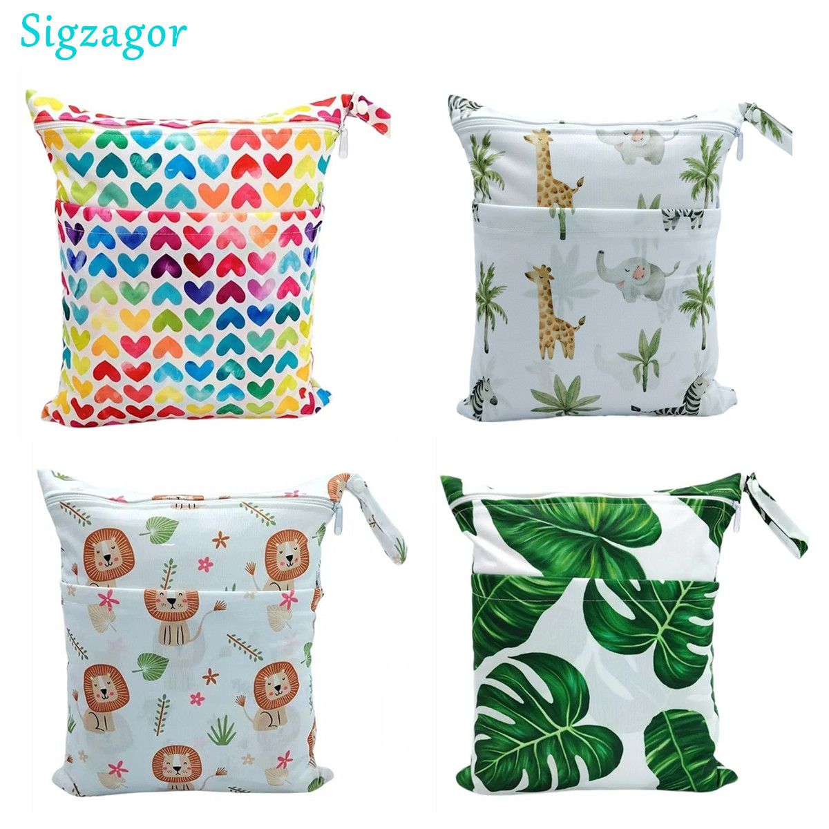 Dry Bag Roll Top - [Sigzagor] 1 ウェット ドライ バッグ 2