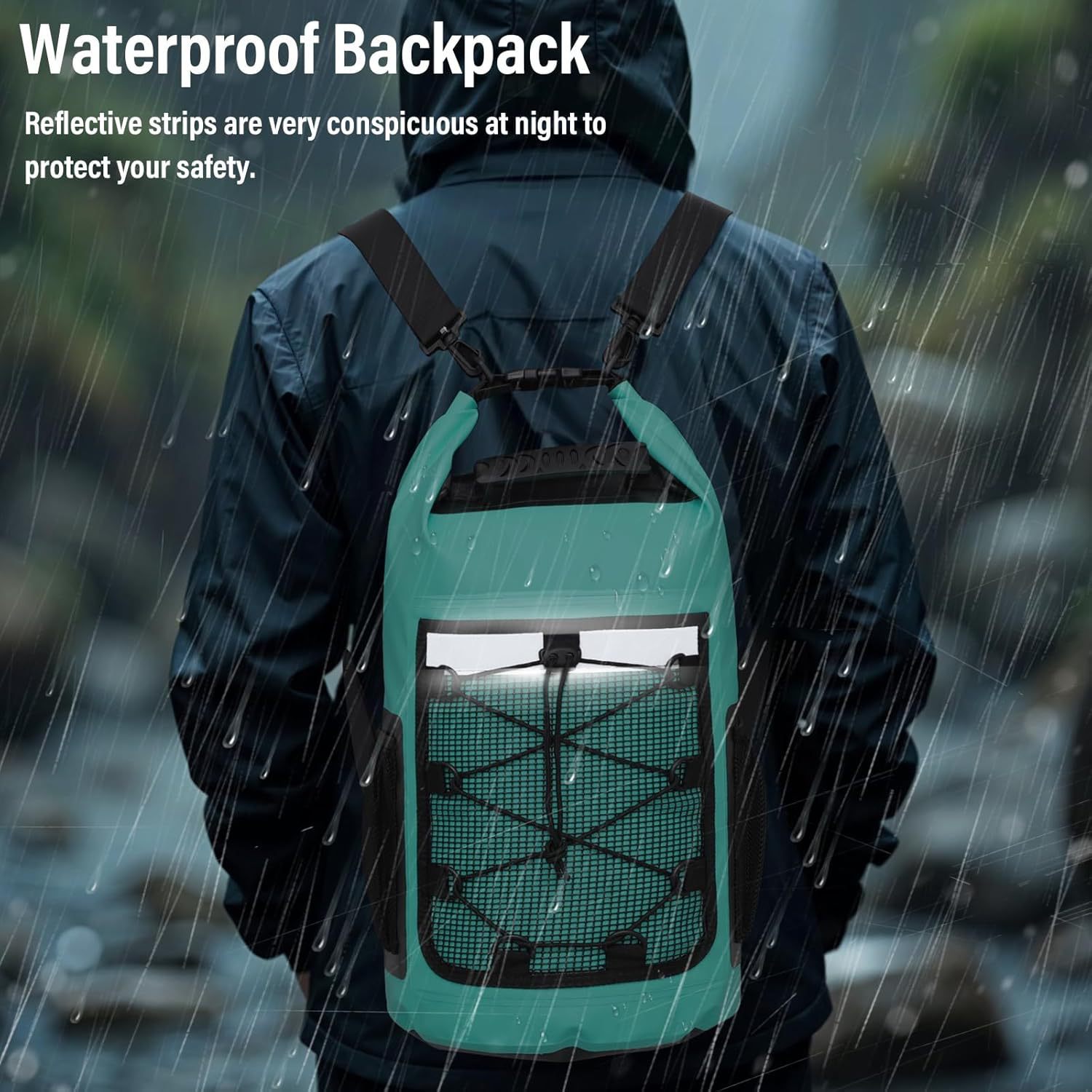 Dry Bag Roll Top - 20/30L 防水バックパック アウトドアスポーツ ラフティング ボート カヤック用