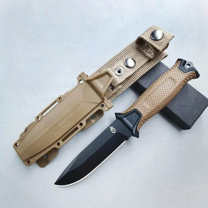 屋外折りたたみナイフ多目的キャンプ高硬度シャープサバイバルナ - Dive Knife Titanium のレビューと価格