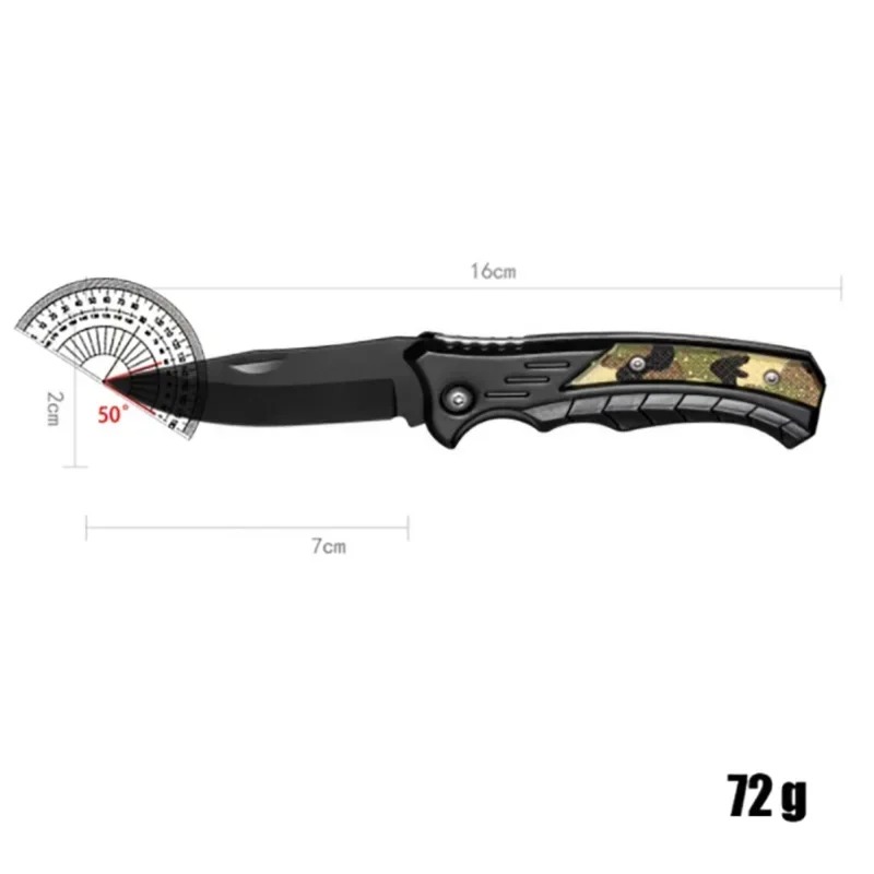 ステンレス鋼折りたたみナイフフィレットナイフ漁船釣りアクセサ - Dive Knife Titanium のレビューと価格